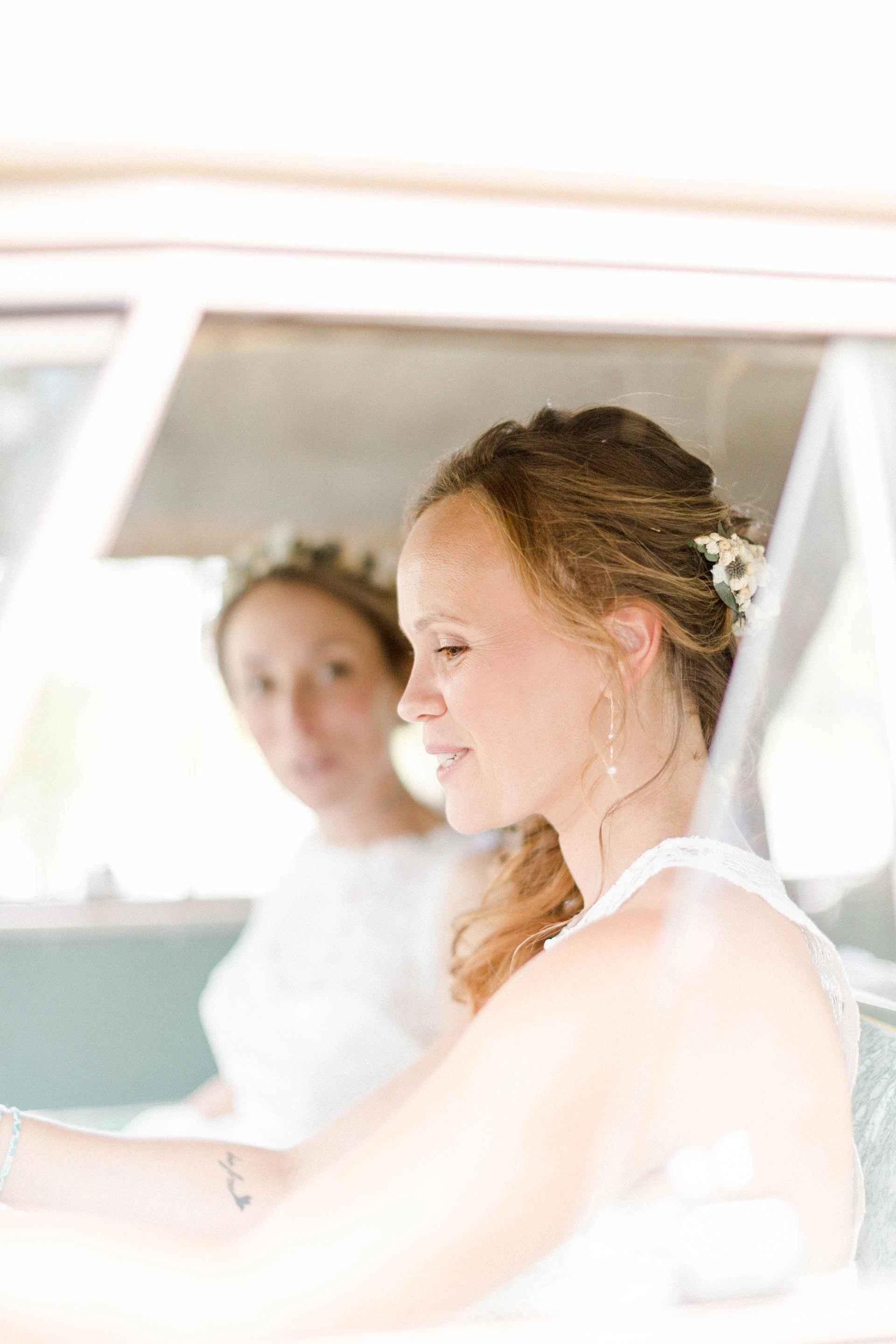 bijoux bonheur voile beige gris